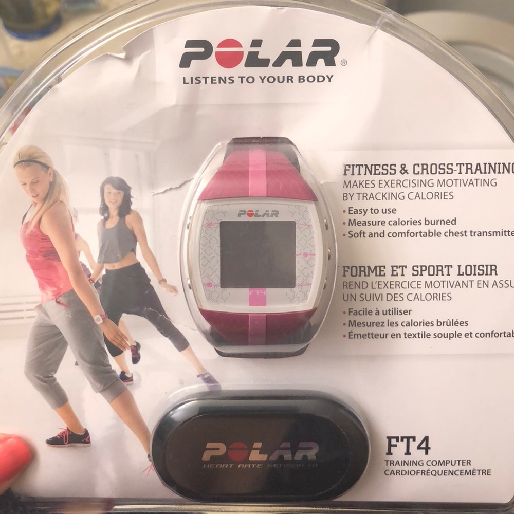Polar Fit FT4 digital fitness watch - works great!